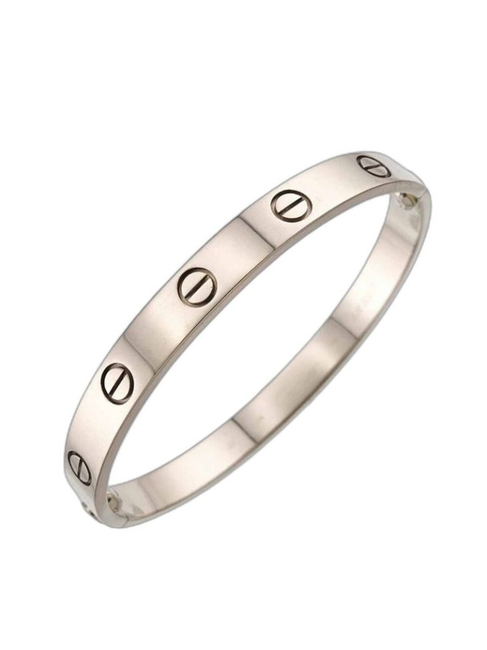 Cartier Love Bracelet 16 18K WG White Gold 750 Bangle